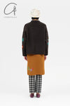 YANYAN KNITS 24 Autumn and Winter Snake Sweater YYK-YYW23-2032-ZONG Brown